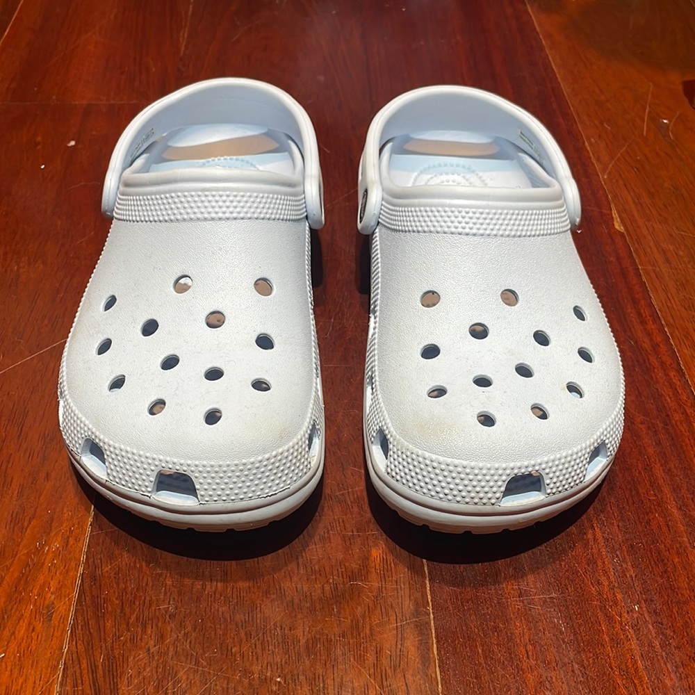 Light blue crocs